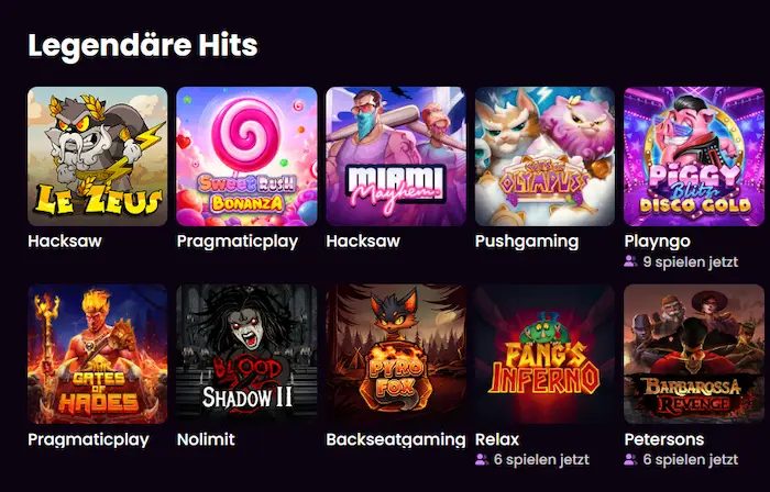 Wetten & Spiele games